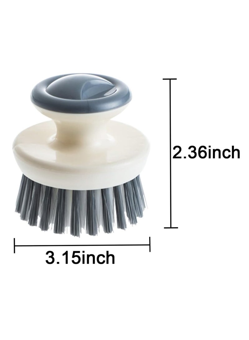 Loquat 2 Pack Kitchen Dish Scrub Brushes for Cleaning, Dish Scrubber with Stiff Bristles for Sink, Pots, Pans - Image 4