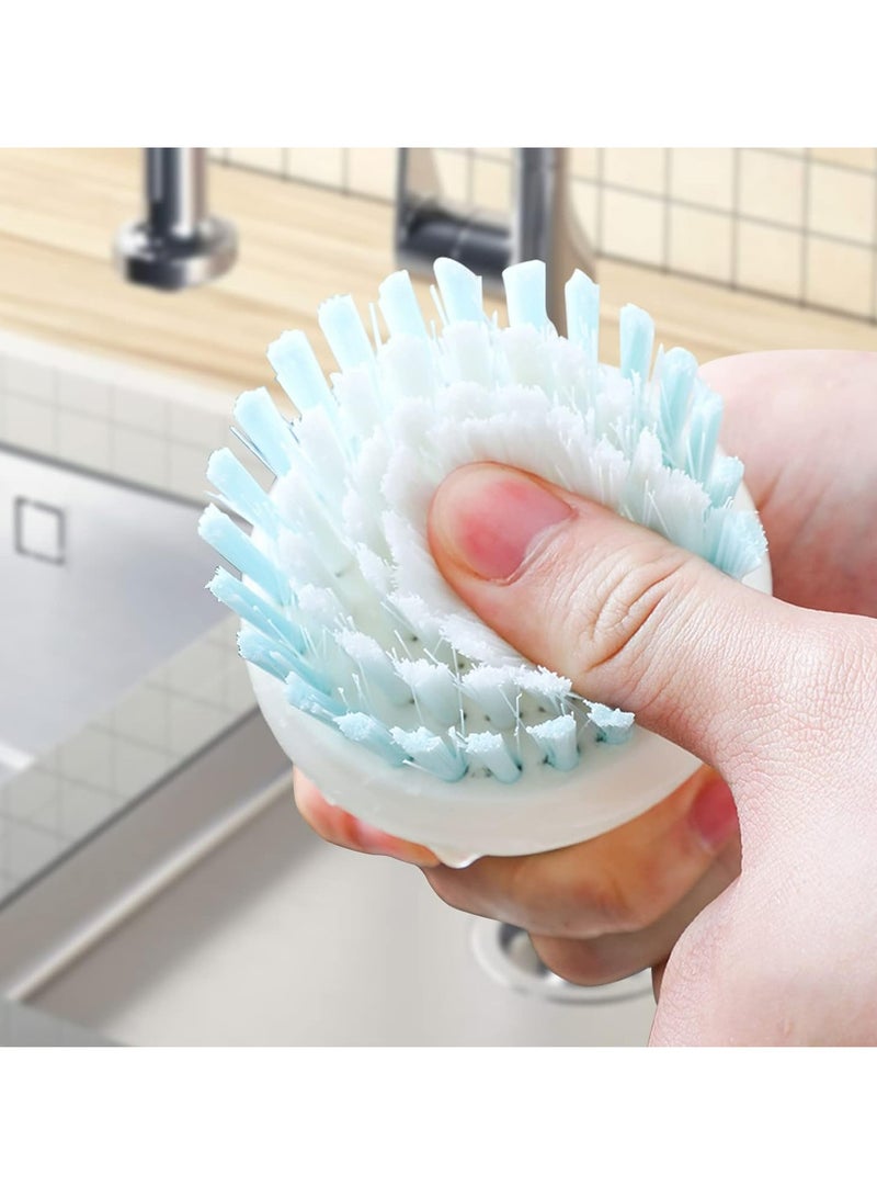 Loquat 2 Pack Kitchen Dish Scrub Brushes for Cleaning, Dish Scrubber with Stiff Bristles for Sink, Pots, Pans - Image 3