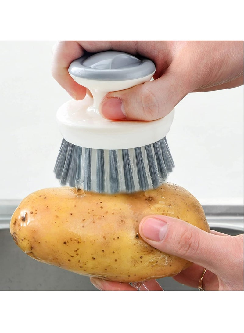 Loquat 2 Pack Kitchen Dish Scrub Brushes for Cleaning, Dish Scrubber with Stiff Bristles for Sink, Pots, Pans - Image 5