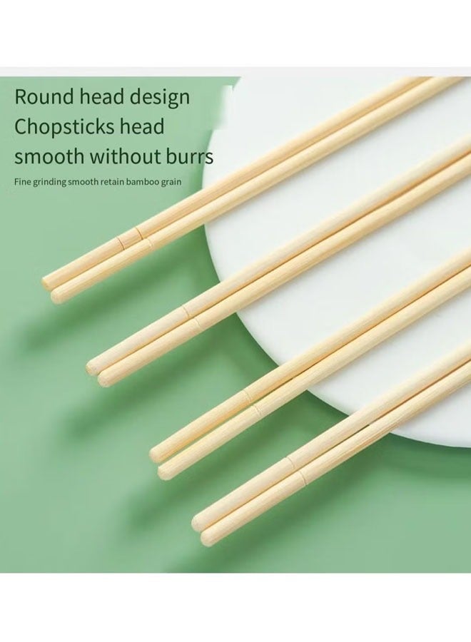 زفيف Disposable Wooden Chopsticks 100 Pairs Solid Splinter-Free Individually Wrapped for Sushi Asian Dishes Noodles 7.8 Inches Daily Use Home Outdoor - Image 5