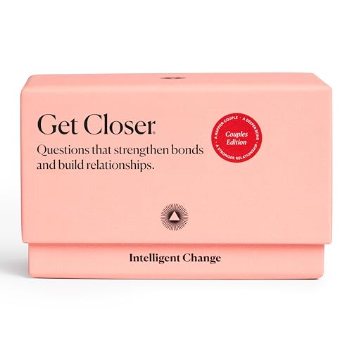 Intelligent Change Get Closer Conversation Cards for Couples Intimacy Deck Card Game Fun Date Night Ideas 100 Icebreaker Couple Questions to Strengthen Bonds and Relationships - Image 1