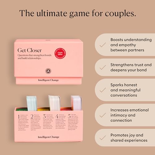 Intelligent Change Get Closer Conversation Cards for Couples Intimacy Deck Card Game Fun Date Night Ideas 100 Icebreaker Couple Questions to Strengthen Bonds and Relationships - Image 5