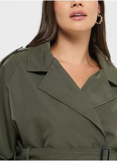 Ginger Cropped Trench Jacket  - Image 3