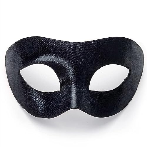 HyperFun Masquerade Mask for Men Classic Vintage Venetian Mens Mask Lightweight Gentle, Specially for Costume, Theme Parties (Classic Robin) - Image 1