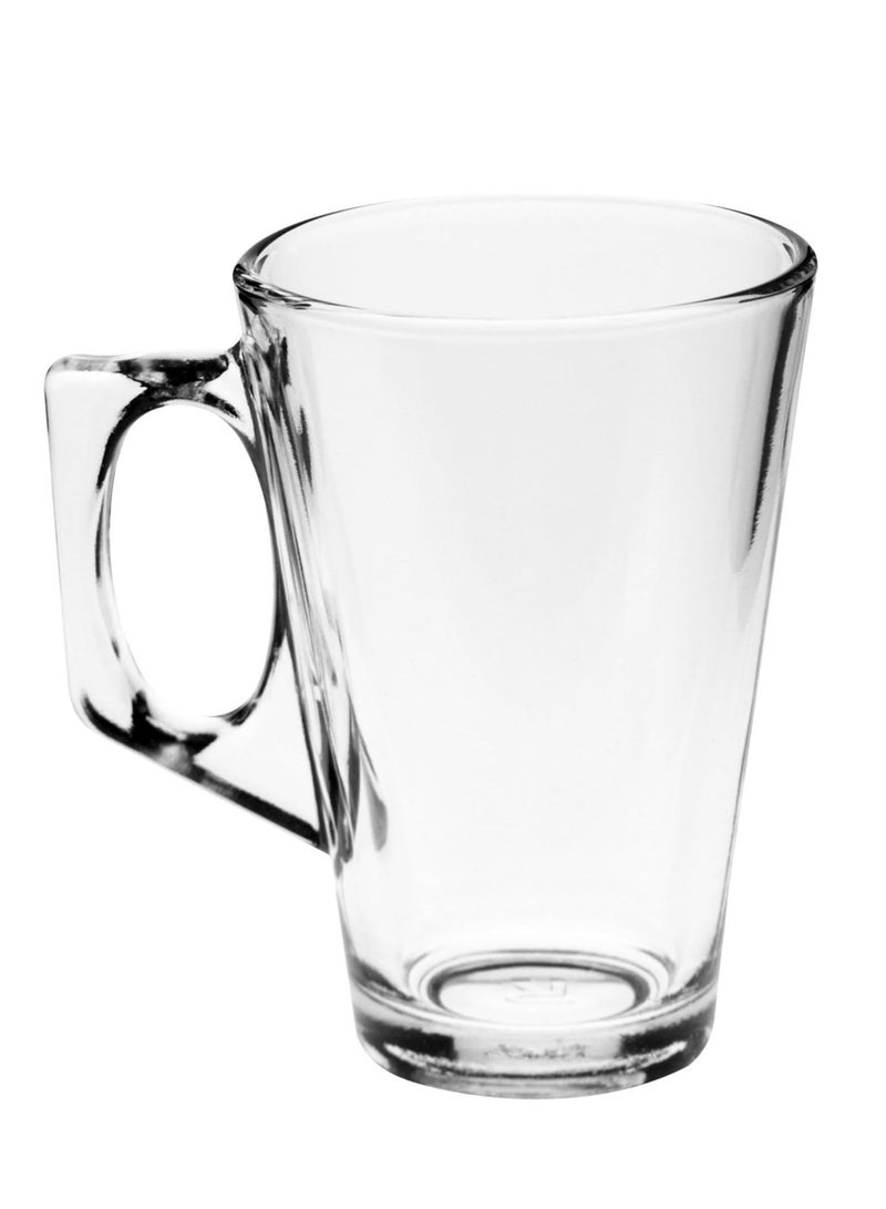6 PACK Premium Glass Coffee Mugs with Handle 120ml - Coffee Cups, Transparent Tea Cup for Hot/Cold Beverages - Image 4