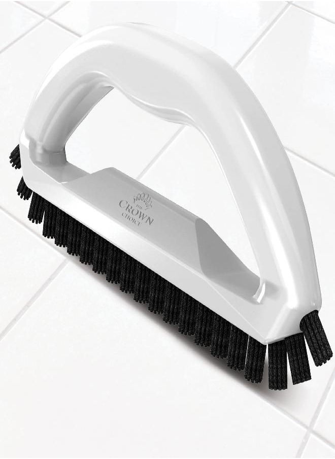 The Crown Choice Grout Cleaning Brush | Grout Cleaner and Scrubber Brush with Stiff Nylon Durable Bristles | Scrub Brushes for Cleaning Bathroom, Tile, Kitchen, Floor, Bathtub and Carpet - pzsku/Z6EE316B216357A276A83Z/45/_/1692951559/b8080533-3f9c-4932-8921-4ef380f8252f