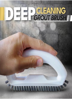 The Crown Choice The Crown Choice Grout Cleaning Brush | Grout Cleaner and Scrubber Brush with Stiff Nylon Durable Bristles | Scrub Brushes for Cleaning Bathroom, Tile, Kitchen, Floor, Bathtub and Carpet  - Image 2