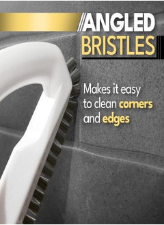 The Crown Choice The Crown Choice Grout Cleaning Brush | Grout Cleaner and Scrubber Brush with Stiff Nylon Durable Bristles | Scrub Brushes for Cleaning Bathroom, Tile, Kitchen, Floor, Bathtub and Carpet  - Image 3