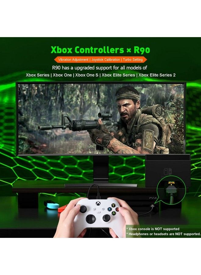 BIGBIG WON - Controller Adapters Bigbig Won Wired Controller Adapter For Xbox Series Xbox One ; One S Xbox Elite Series Elite Series 2 Ps5 Ps4 Wired Console Adapter For Switch Ps4 Windows 11&10 Pc Black (1 Piece) - Image 1