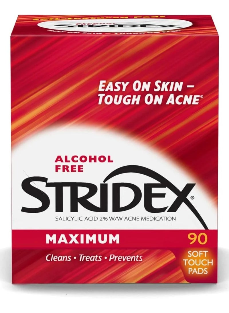 سترايدكس ستريدكس قطع قطنية لحب الشباب 90 قطعة - Image 1