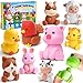 Coogam 10Pcs Farm Animal Matching Toys Fine Motor Sorting Games for Kids Age 13 Montessori Learning Sensory Fidget Toy Gift for Baby Shower Bath Birthday - Image 3