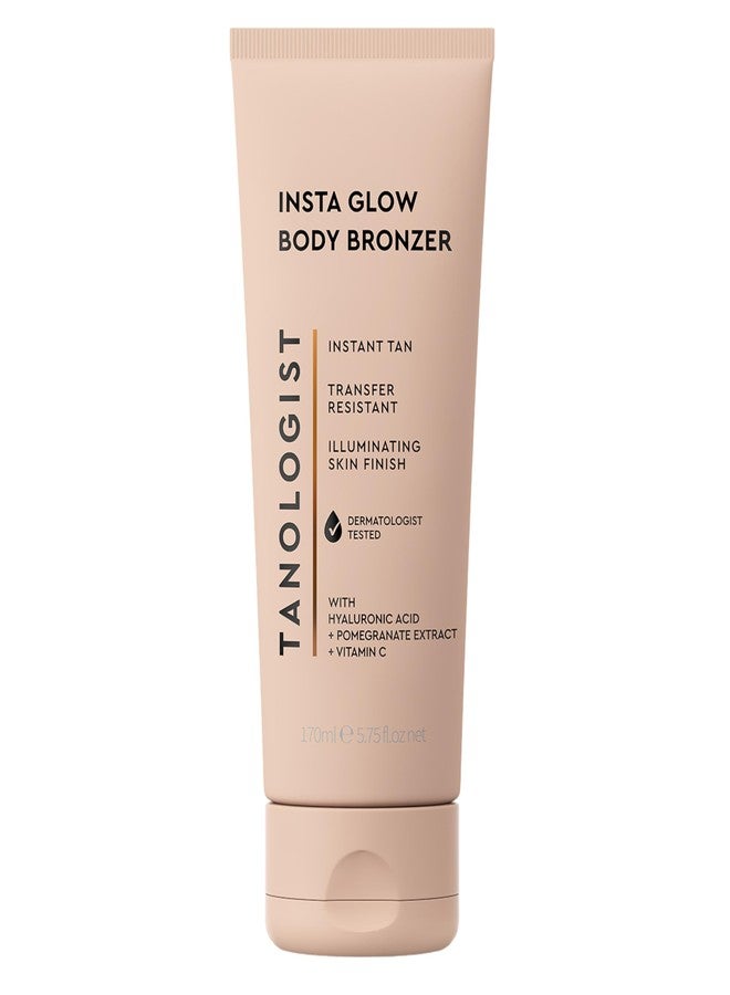 Tanologist Insta Glow Body Bronzer, Instant Illuminating Self-Tan, Hyaluronic Acid & Vitamin C, Streak-Free, Radiant Finish For All Skin Tones, 5.75 fl oz/170 ml Tube - Image 1