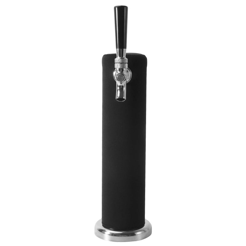 Dbgogo Kegerator Tower Insulator for Standard 3 Diameter Single Tap Draft Beer Tower Stretchy Neoprene Beer Tower Cover to Minimize Condensation Reduce Foam - Image 2
