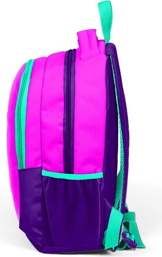 CORAL HIGH Kids Purple Pink Three Compartment School Backpack 14401  - Image 2