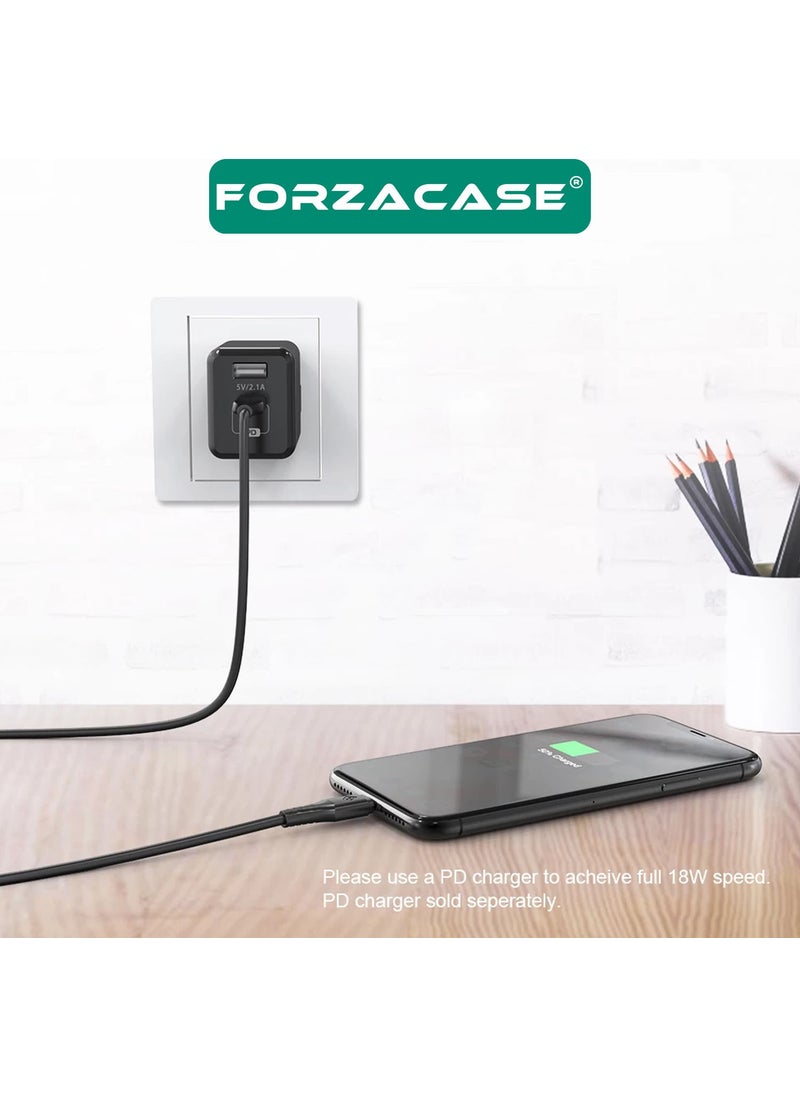Forzacase - Type-C To Lightning PD Charging and Data Cable 1m - FC072 - Image 1