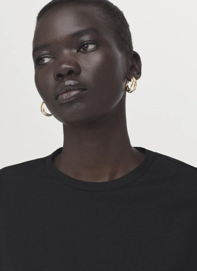 MANGO  Short-sleeved cotton t-shirt for Women | Best Price UAE