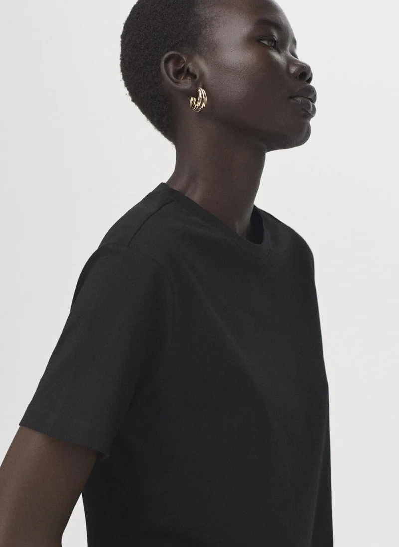 MANGO  Short-sleeved cotton t-shirt for Women | Best Price UAE