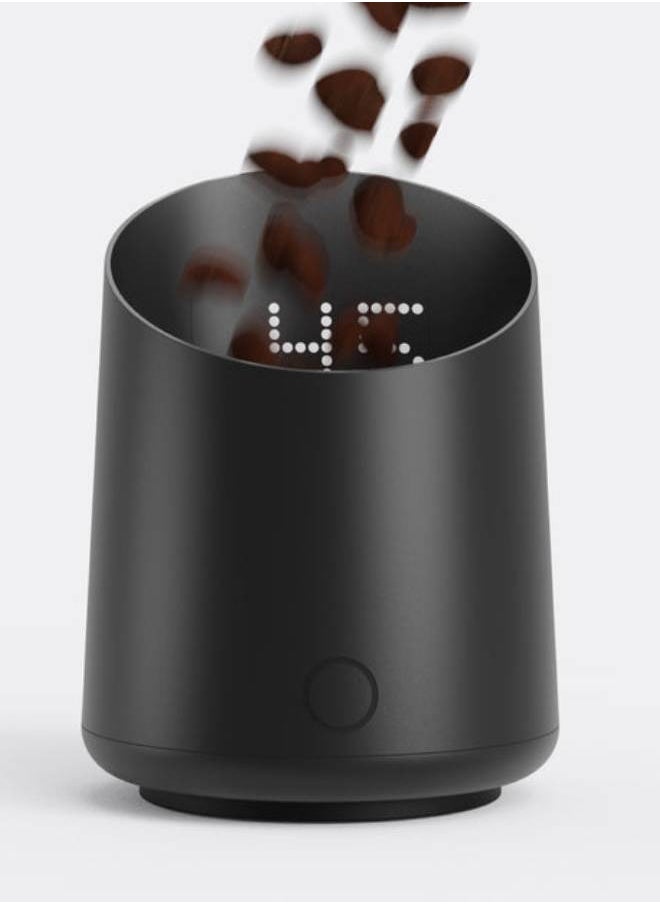 Subscale | Digital Coffee Dosing Cup, Invisible LED Display, Touch Activated, Accurate Coffee Beans Weighing Scale in Grams or Oz, USB-C Rechargeable, IPX4 Splash Resistant - Black