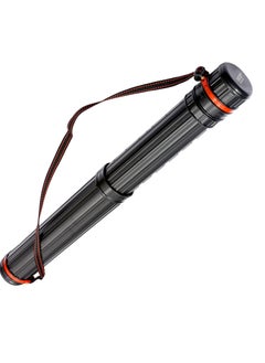 VViViD VViViD 17.5” - 29.5” inch Black Telescoping Storage Tube, with Carrying Strap, for Posters, Documents, Art, Blueprints, and More  - Image 1