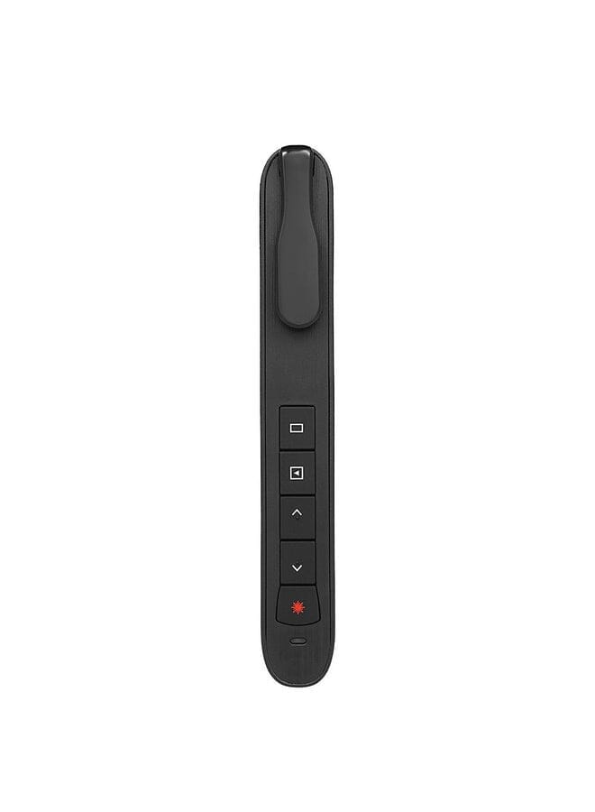 Zaboon Laser Wireless Usb Flip Pen Remote Control Black - Image 1