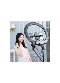 21-Inch Dual Color LED Ring Light with Adjustable Tripod – Ideal for Makeup, Photography & Video Recording