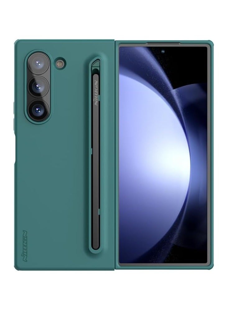 general Case Compatible with Samsung Galaxy Z Fold 6 5G 2024, Soft Liquid Silicone Back Cover Anti-fingerprint Protective Case with Stylus Pen for Samsung Galaxy Z Fold6 - Image 1