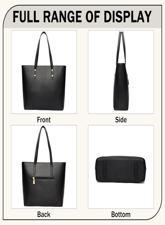FSD.WG FSD. WG Leather Purses and Handbags for Women Tote Shoulder Bag Satchel Handbag with Top Handles - Image 3