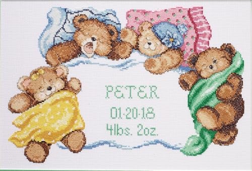 Janlynn 0560191 Cross Stitch Kit 912Inch by 14Inch Down for a Nap - Image 1