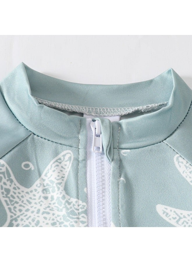 Generic Children And Infants Suit Summer Western-style Fashionable Sea Starfish Baby Body Clothes With Same Style Hat-Color:LC379-Size:3-4Y  - Image 4