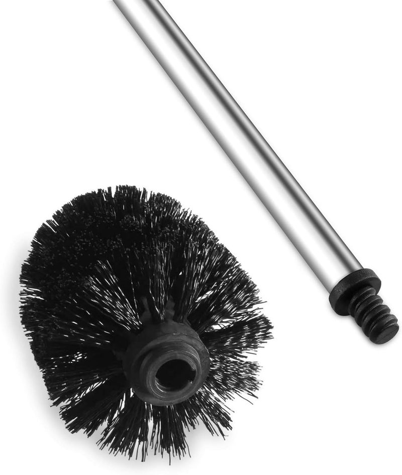 TOPSKY Toilet Brush Set of 4 - Stainless Steel Toilet Bowl Brushes with Replacement Heads, Easy to Assemble Bathroom Brushes, Hygienic Toilet Accessories - Image 4