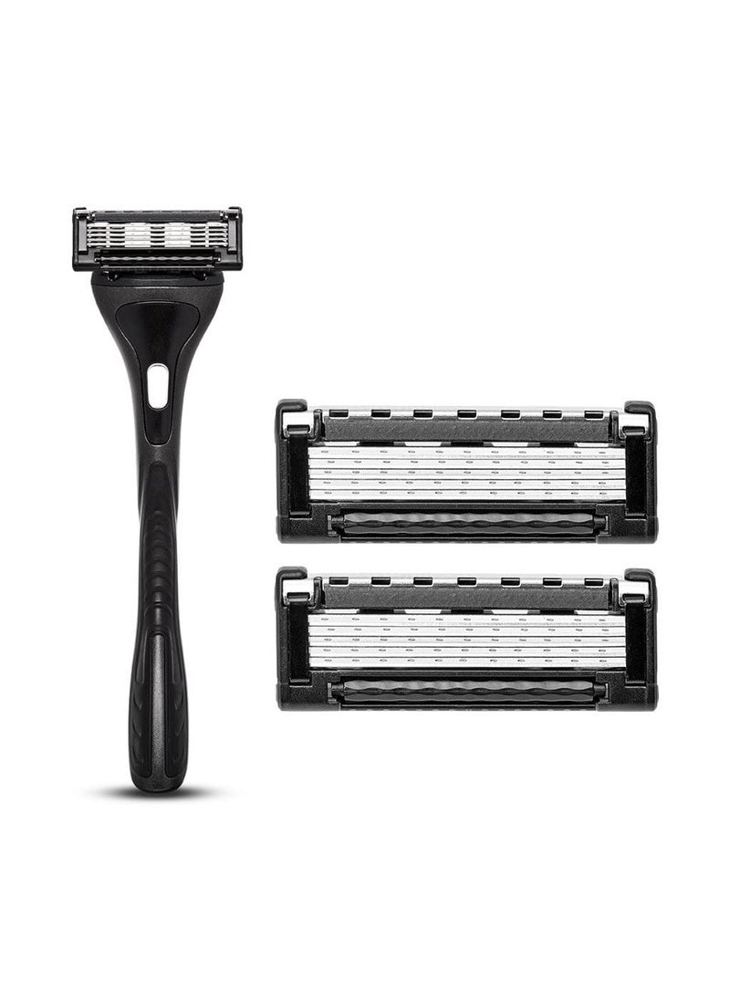 King of shaves King of Shaves 5 Blade Razor With Precision Trimmer And 2 Razor Blades 