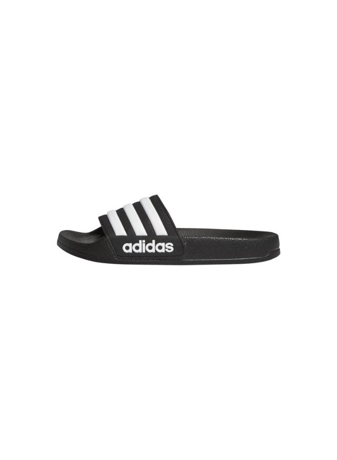 adidas أحذية رياضية أديداس أديليت شاور كيه يو للأطفال باللون الأسود - Image 4