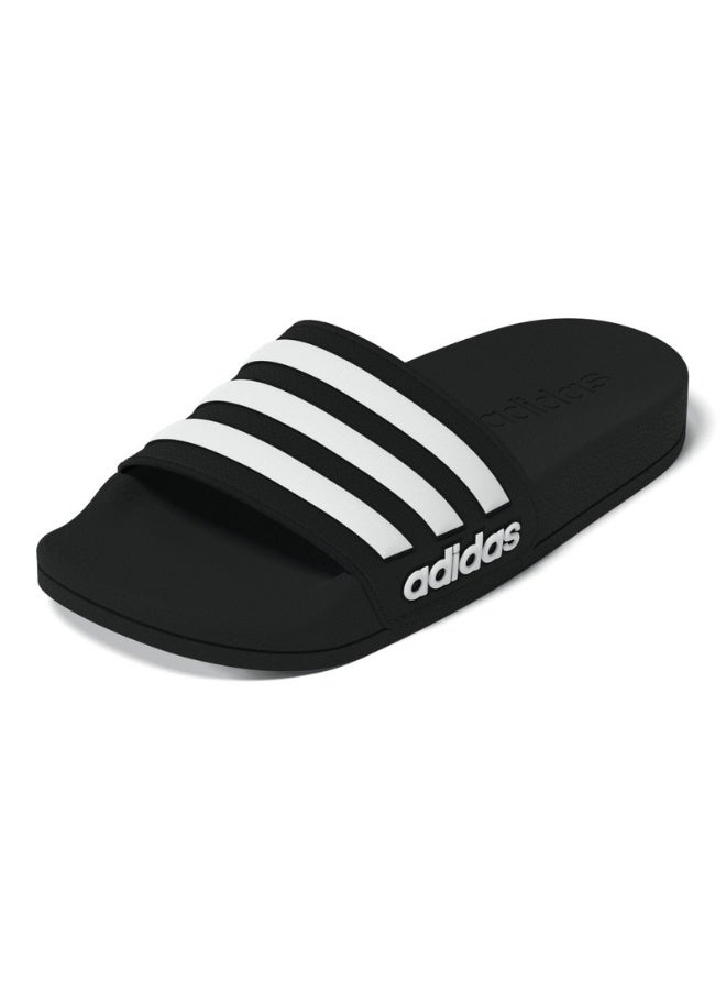 adidas أحذية رياضية أديداس أديليت شاور كيه يو للأطفال باللون الأسود - Image 3