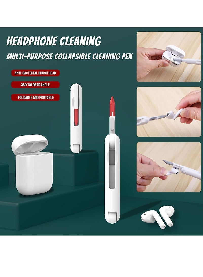 7-in-1 Electronic Cleaner Kit for Airpods - Laptop Cleaner, Keyboard Cleaner Kit, Portable Cleaning Kit with Cleaning Pen Brush Spray for iPhone iPad MacBook Screen/Keyboard/Headphones - Image 4