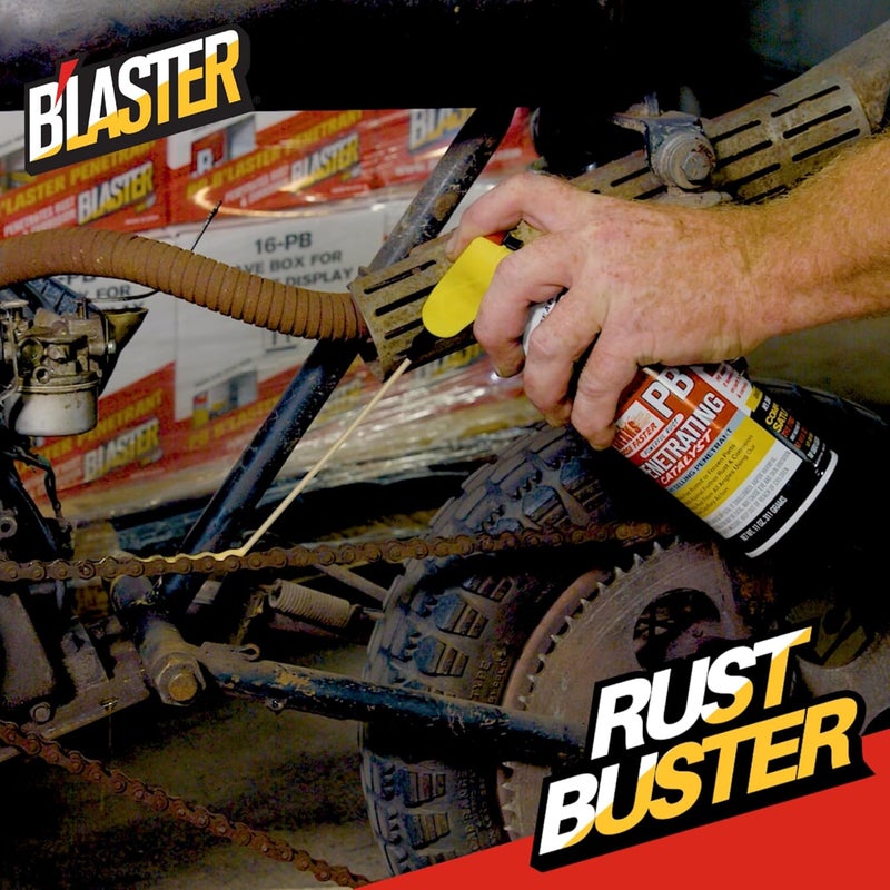 blaster B’Laster Penetrating Oil Spray – Rust Prevention Penetrating Fluid – Loosens Rusted Bolts, Protects Against Corrosion, Multi-Use Anti Rust Spray for Frozen Parts – 11oz (Case of 12) - Image 5