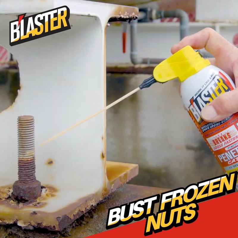 blaster B’Laster Penetrating Oil Spray – Rust Prevention Penetrating Fluid – Loosens Rusted Bolts, Protects Against Corrosion, Multi-Use Anti Rust Spray for Frozen Parts – 11oz (Case of 12) - Image 4