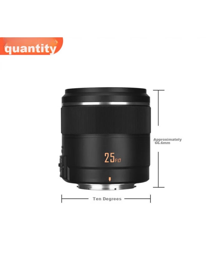 Yongnuo M43 Mirrorless Camera, Panasonic Olympus Large Aperture Auto Prime Lens, Portrait And Street Photography - Image 3