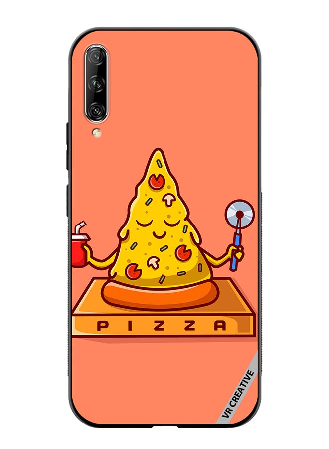 VR CREATIVE Protective Case Cover For Huawei Nova Y9S Cute Pizza Yoga Design Multicolour - Image 1