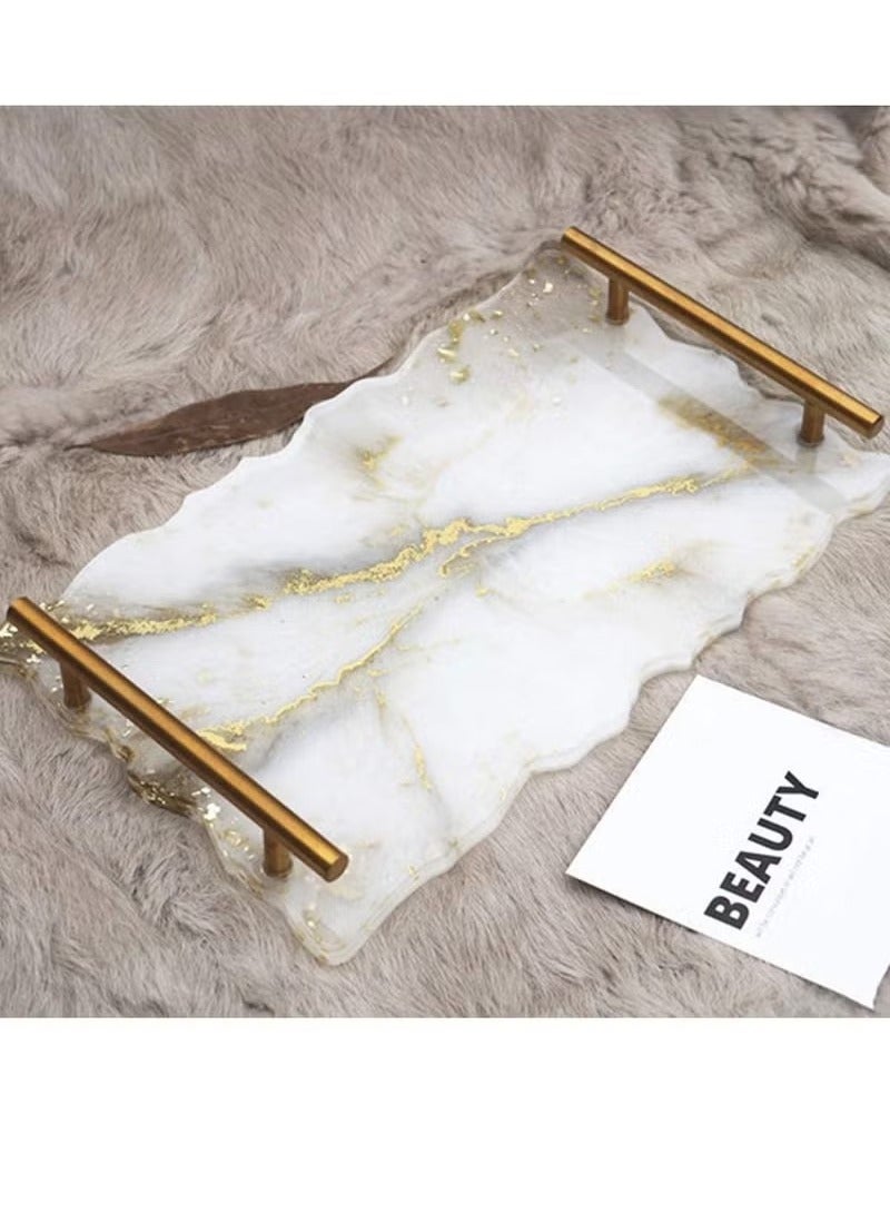 Beauenty Irregular Coaster Resin Epoxy Casting DIY Practical Decorative Silicone Casting Mold for Making Coasters Plate Tray - Image 4