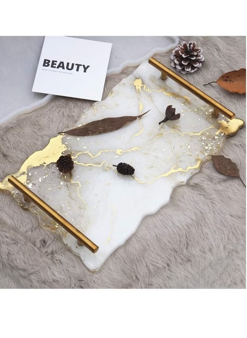 Beauenty - Irregular Coaster Resin Epoxy Casting DIY Practical Decorative Silicone Casting Mold for Making Coasters Plate Tray - Image 1