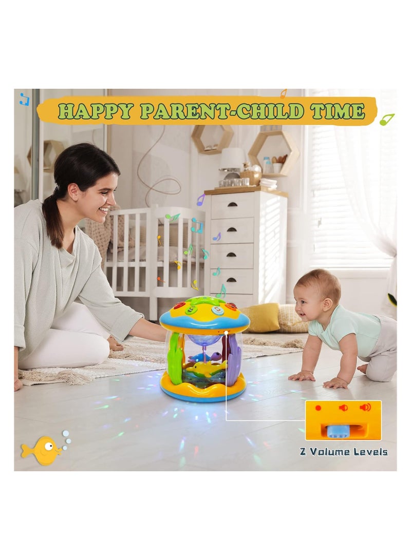 Baby Toys from 6 to 12 Months of Age Music Learning Toys Ocean Spinning Luminous Toys Gifts for Toddlers Boys and Girls  - Image 2