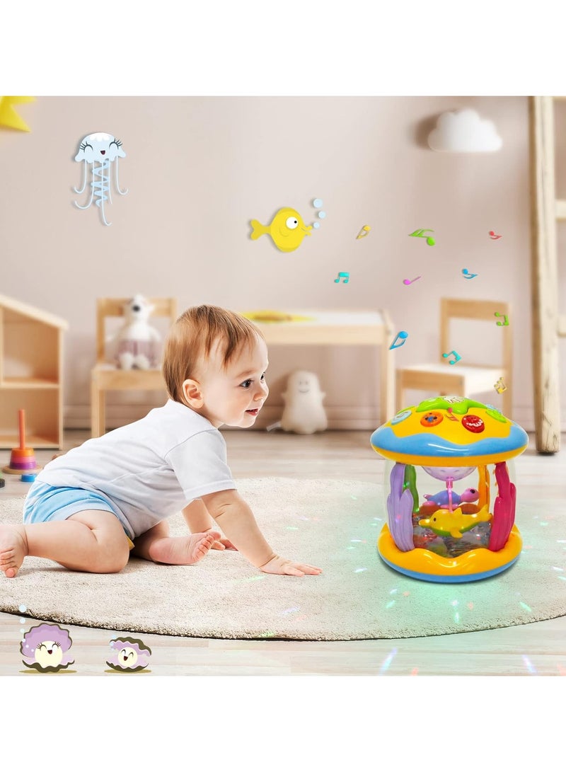 Baby Toys from 6 to 12 Months of Age Music Learning Toys Ocean Spinning Luminous Toys Gifts for Toddlers Boys and Girls  - Image 5
