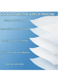 Excefore Disposable Sheet and Pillowcase Set, Hotel, Camping Portable 4 Pcs Double Bed Travel Hygiene Set, Soft, Eco-Friendly, Wash-Free Bedding Set, 1 Quilt Covers, 1 Bed Sheet and 2 Pillow Cases  - Image 3