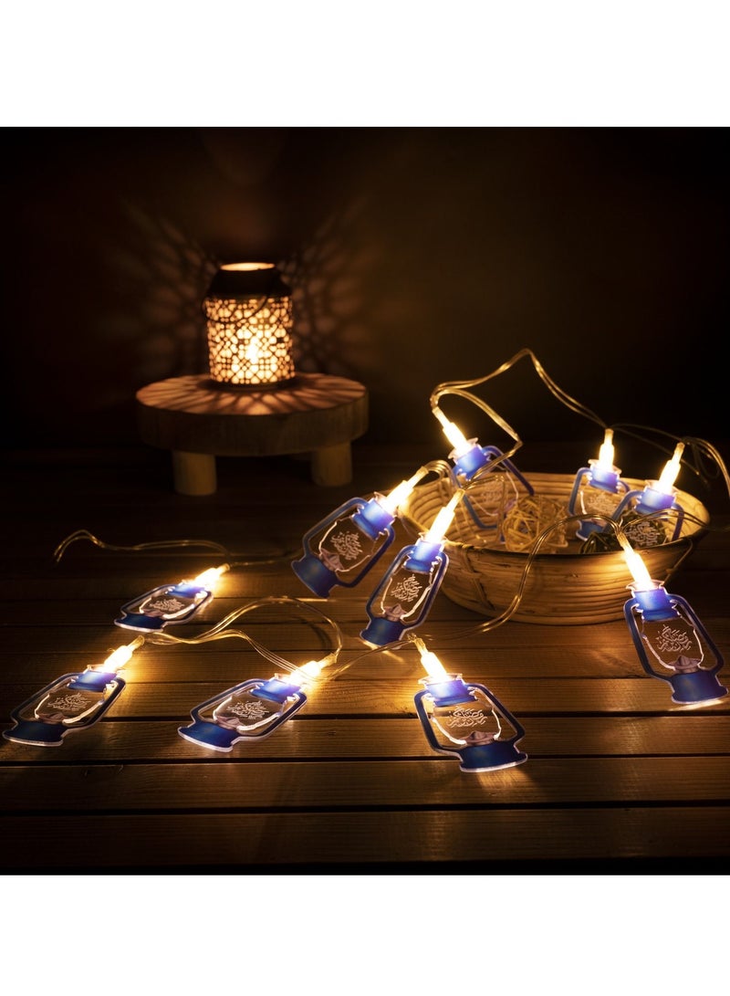 HILALFUL Decorative LED String Light | Fairy Lights for Indoor, Outdoor | Home Decoration in Ramadan, Eid, Wedding | Hanging Lighs for  Home, Garden, Patio Décor | Battery Operated | Islamic Theme - Image 5