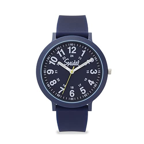Speidel Eco Color Pop Recyclable Plastic Watch with 18mm Recyclable Silicone Strap Navy - Image 1
