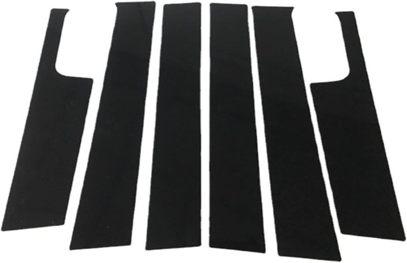 QASULER 6PCS Polished Pillar Posts for Jeep Compass - Image 1