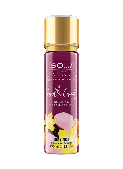 Unique Vanilla Candy Body Mist 150Ml