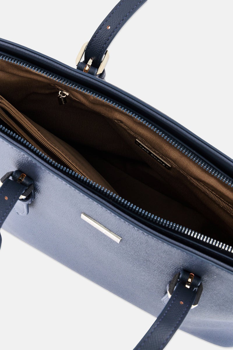 Kathy Ireland Women Brand Logo Tote Bag, Navy - Image 2