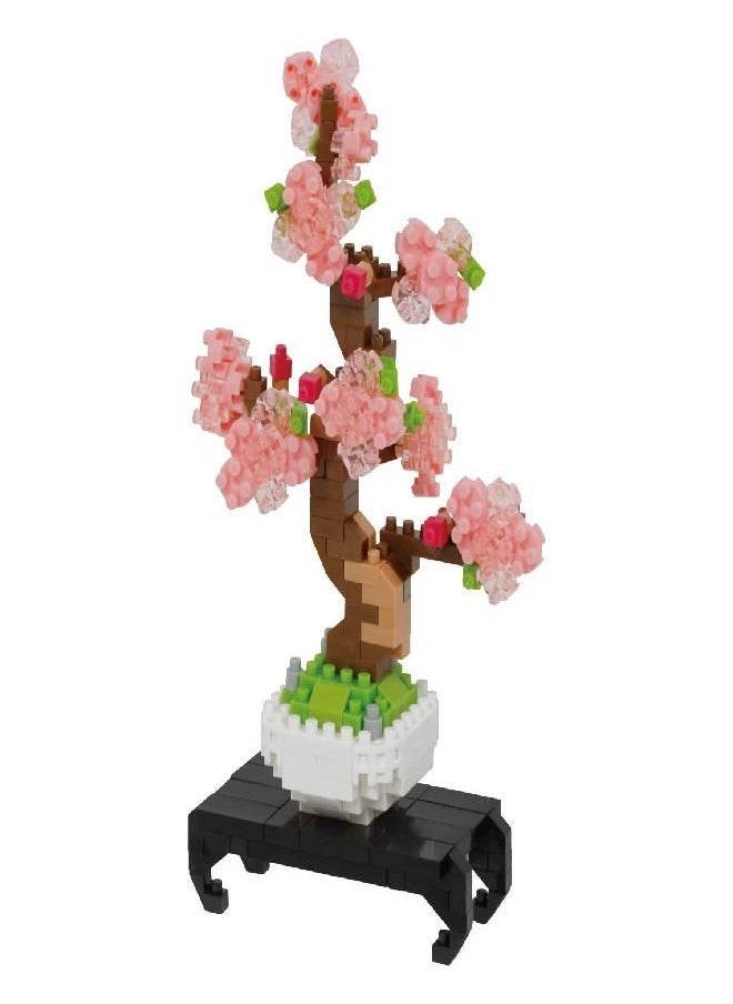 Nanoblock nanoblock - Bonsai Sakura [Culture], Sight to See Series Building Kit  - Image 5