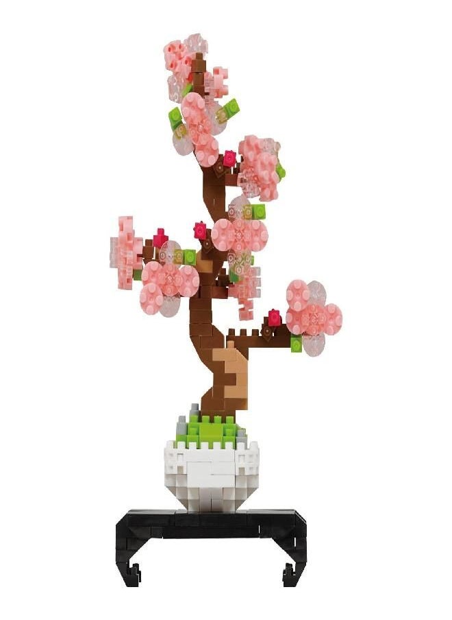 Nanoblock nanoblock - Bonsai Sakura [Culture], Sight to See Series Building Kit  - Image 2